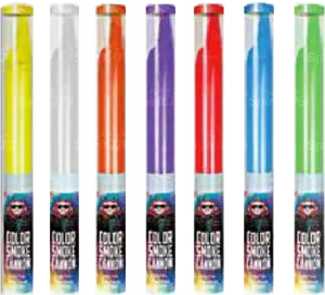 Colorful Smoke Flares Collection PNG image