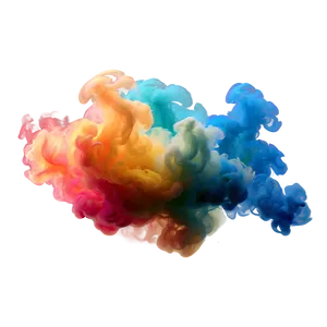 Colorful Smoke Swirls Png 64 PNG image