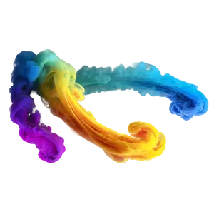 Colorful Smoke Swirls PNG Gjn PNG