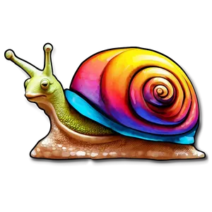 Colorful Snail Art PNG 31 PNG