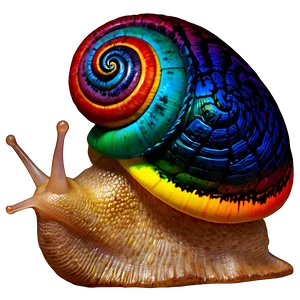 Colorful Snail Art PNG Ckj PNG