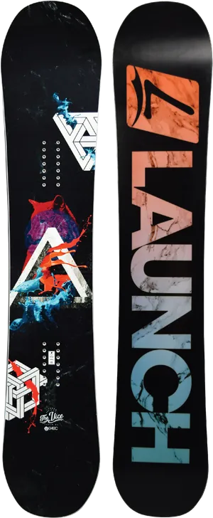 Colorful Snowboard Design