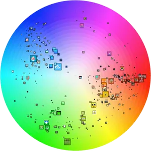 Colorful Social Media Icons Sphere PNG image