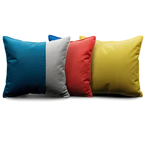 Colorful Sofa Pillows Png 05252024 PNG image