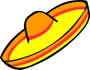 Colorful Sombrero Clipart PNG