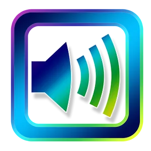 Colorful Speaker Icon