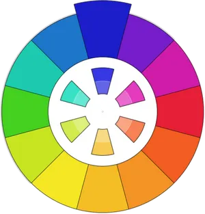 Colorful Spin Wheel Graphic PNG image