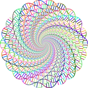 Colorful Spiral Abstract PNG image