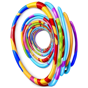 Colorful Spiral Drawing PNG 05232024