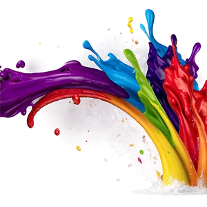 Colorful Splash PNG Uud70