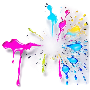 Colorful Splat PNG 94