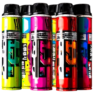 Colorful Spray Paint PNG 05252024