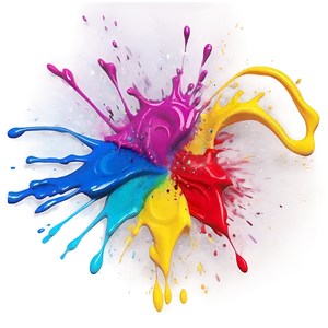 Colorful Spray Paint PNG 27
