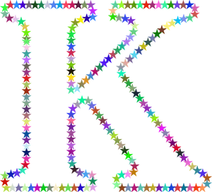 Colorful Star Patterns PNG image