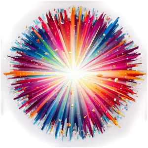 Colorful Stardust Burst PNG 06272024 PNG