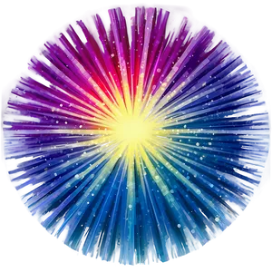 Colorful Stardust Burst PNG Wys