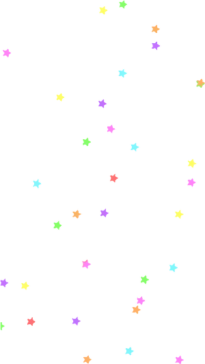 Colorful Stars Pattern Tumblr Background PNG image