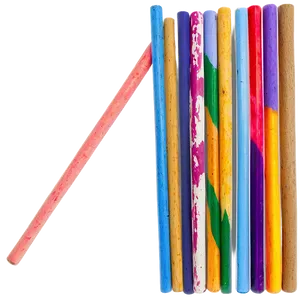 Colorful Sticks Png 06132024 PNG image