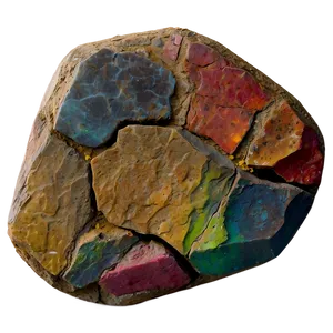 Colorful Stone Texture PNG 06252024