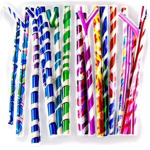 Colorful Straw Png 05242024 PNG image