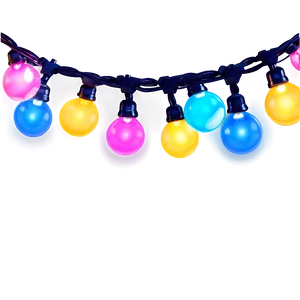 Colorful String Lights Png 84 PNG image