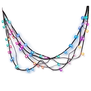 Colorful String Lights Png Wof22 PNG image