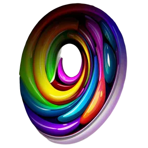 Colorful Swirl Art PNG 77