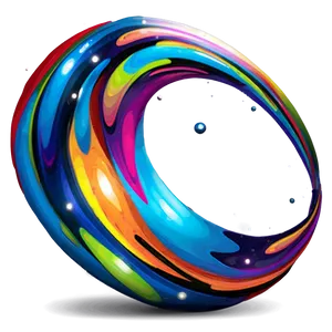 Colorful Swirl Art PNG 88