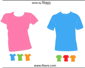 Colorful T Shirt Templates Graphic