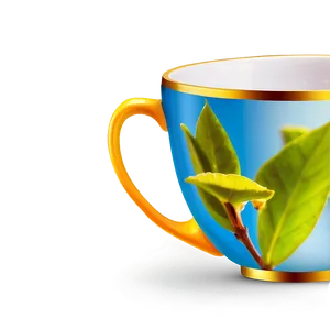 Colorful Tea Cup PNG Wbv50