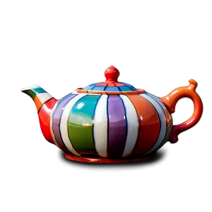 Colorful Teapot Png Nab PNG image