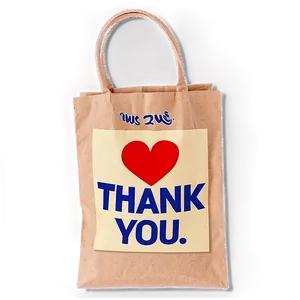 Colorful Thank You Bag Png 06292024 PNG image