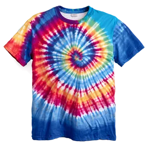 Colorful Tie Dye T-shirt Png Ple2 PNG image