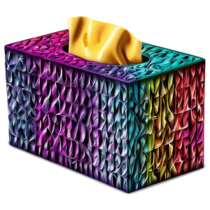 Colorful Tissue Box PNG 79