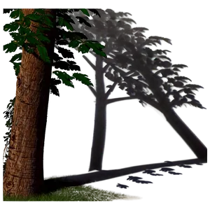 Colorful Tree Shadow PNG Qij