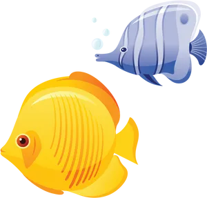 Colorful Tropical Fish Illustration