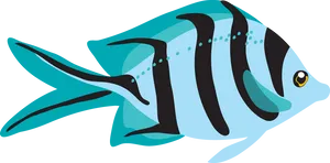 Colorful Tropical Fish Illustration