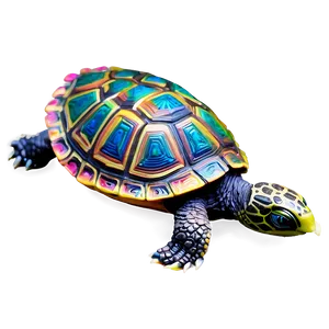 Colorful Turtle Artwork Png 95 PNG image