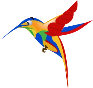 Colorful Vector Hummingbird PNG image