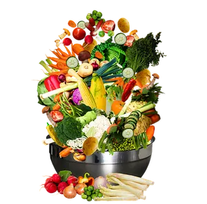 Colorful Vegetable Medley PNG image