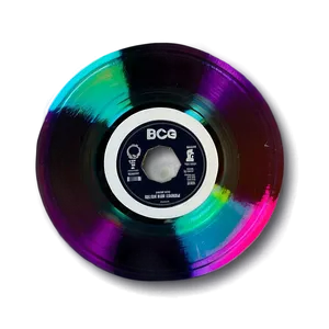 Colorful Vinyl Discs PNG 05242024 PNG