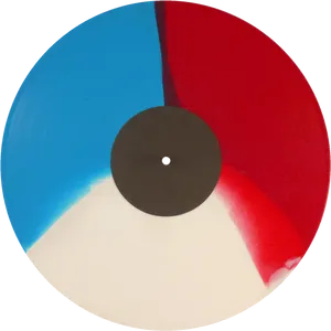 Colorful Vinyl Record PNG image