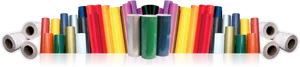 Colorful Vinyl Rolls Collection