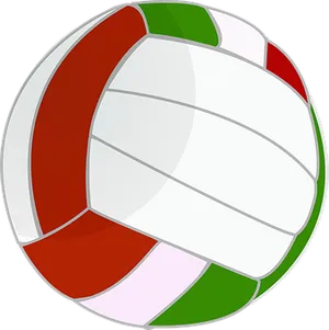Colorful Volleyball Illustration PNG image