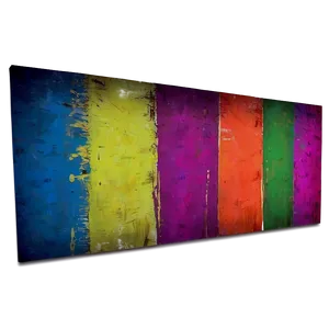 Colorful Wall Painting PNG 11