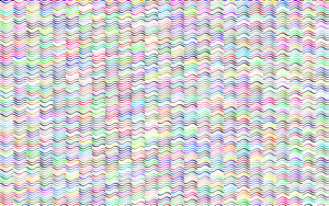 Colorful Wavy Lines Pattern PNG image