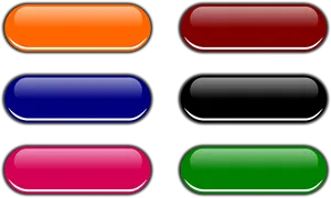 Colorful Web Buttons Set
