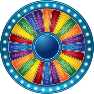 Colorful Wheelof Fortune Graphic PNG image