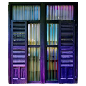 Colorful Window Shutters PNG Ylx