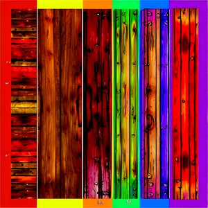 Colorful Wooden Plank Variations PNG Pcs23 PNG